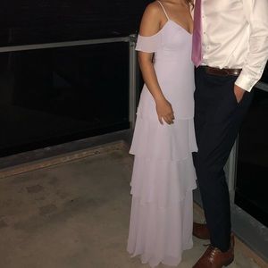 Lilac bridesmaid dress